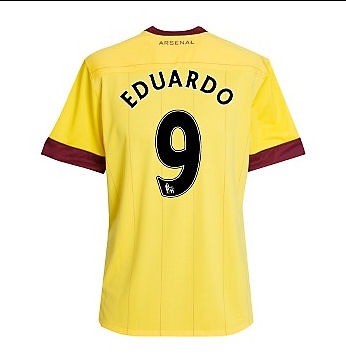 Adidas 2010-11 Arsenal Nike Away Shirt (Eduardo 9)