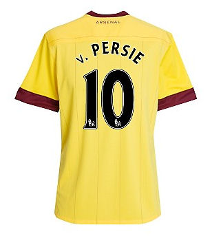 Adidas 2010-11 Arsenal Nike Away Shirt (V.Persie 10)