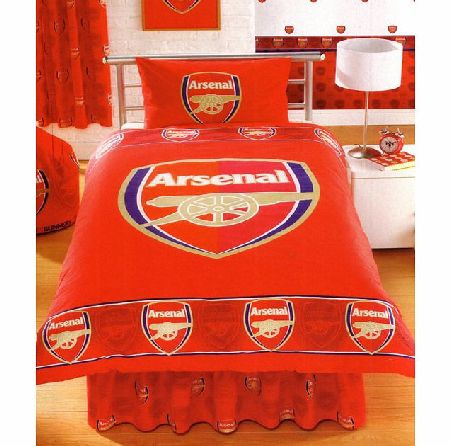 Arsenal Football Duvet Cover and Pillowcase FC