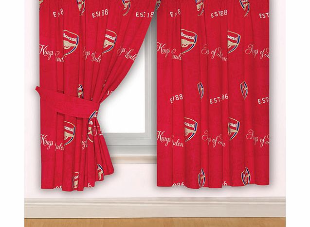 Arsenal FC Curtains Crest Design 54