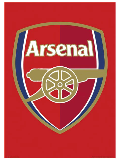 Arsenal FC Poster `rest Club Badge`Design Maxi SP0074