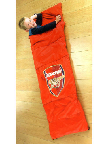 Arsenal FC Sleeping Bag Sleep Over Bedding -