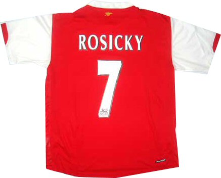 Arsenal Nike 06-07 Arsenal home (Rosicky 7)