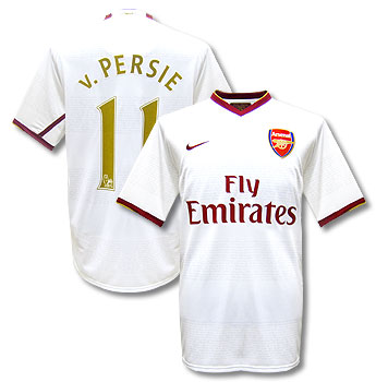 Arsenal Nike 07-08 Arsenal away (V.Persie 11)