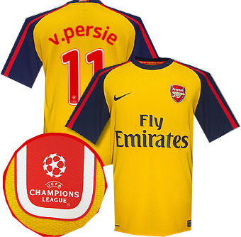Arsenal Nike 08-09 Arsenal away (V.Persie 11) CL
