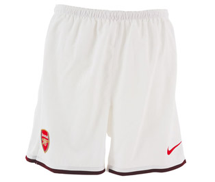 Arsenal Nike 08-09 Arsenal home shorts