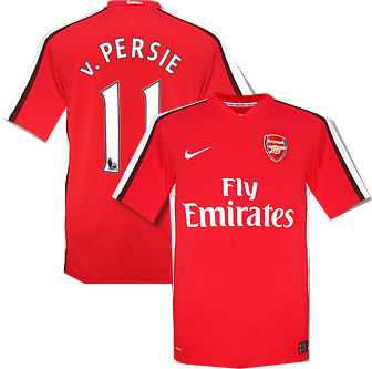 Arsenal Nike 08-09 Arsenal home (V.Persie 11)