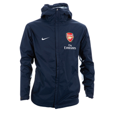 Arsenal Nike 09-10 Arsenal Basic Rainjacket (Navy) - Kids