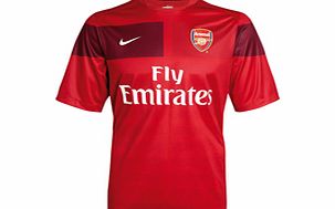 Arsenal Nike 09-10 Arsenal Pre-Match Training shirt (red)