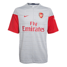Arsenal Nike 09-10 Arsenal Training shirt (grey) - Kids