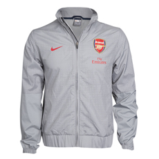 Arsenal Nike 09-10 Arsenal Woven Warmup Jacket (grey)