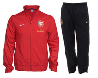 Nike 09-10 Arsenal Woven Warmup Suit (red)