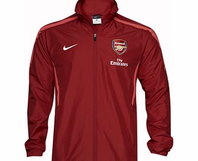 Arsenal Nike 2010-11 Arsenal Nike Woven Warm Up Jacket (Wine)