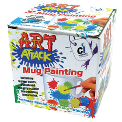Art Attack and#39;Paint Your Ownand39; Mug Kit