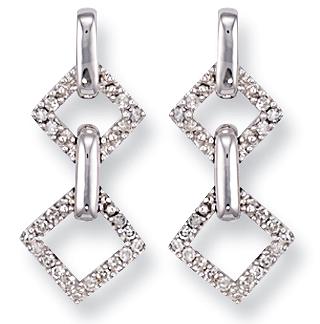 Art Deco Diamond Earrings (100)