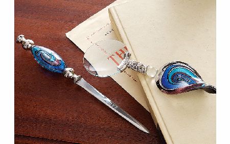 Art Glass Magnifier (Blue)