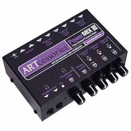 ART PowerMIX III 3 Channel Stereo Mixer