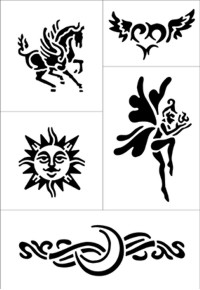 Tattoo Stencil - Fantasy (AT-E03)