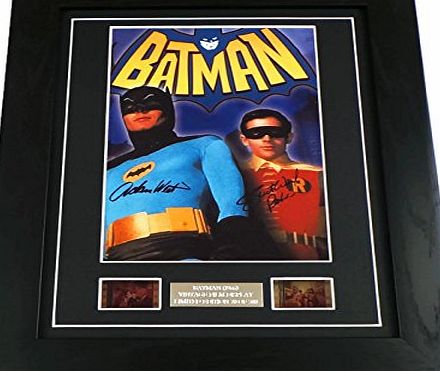 artcandi Batman Signed   Batman 1966 Film Cells Framed