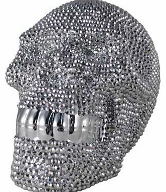 Arthouse Star Studded Silver Skull - Small
