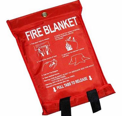 Quick Release Home Extinguisher Fibreglass Fire Blanket