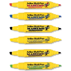 Massimo Chalk Marker 2-in-1 Assorted