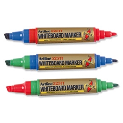 Whiteboard Markers 2-Colour Pen Assorted