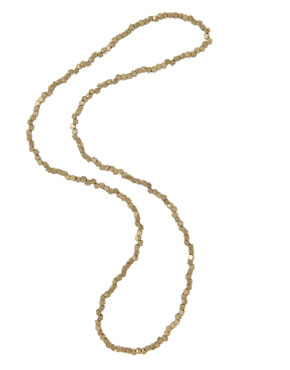 Ascension Square Brass Bead Necklace