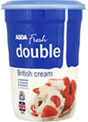 ASDA British Double Cream (600ml)
