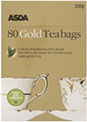 ASDA Gold Tea Bags (80 per pack - 250g) On Offer