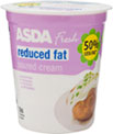 ASDA Reduced Fat Soured Cream (300ml) On Offer