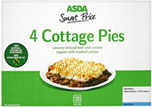 ASDA Smartprice Cottage Pies (4x166g)