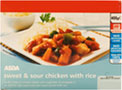 ASDA Sweet and Sour Chicken with Rice (400g)