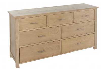ash CHEST OF DRAWERS 3 OVER 4 DEVONSHIRE