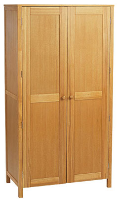 ash WARDROBE DOUBLE ALL HANGING ASHDOWN