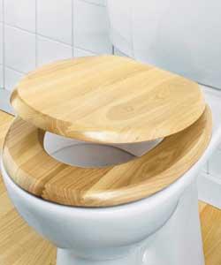 Ash Wood Moulded Toilet Seat