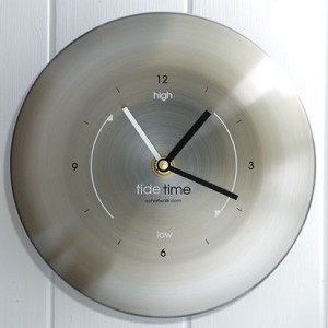 ASHORTWALK Contemporary Tide & Time Clock