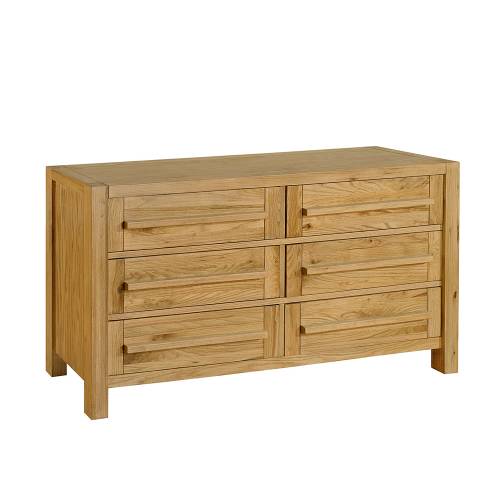 Oak 3+3 Chest of Drawers 909.611