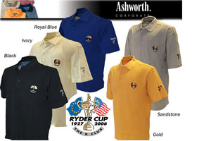 Ashworth Menand#8217;s Ryder Cup 2006 Super Solid Pique Shirt