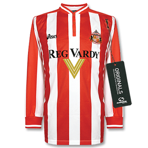 Asics 98-99 Sunderland Home L/S Shirt - Players