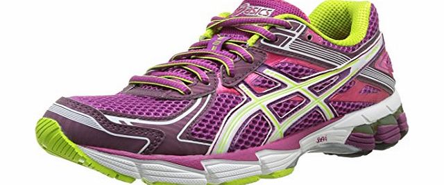 Asics  Gt-1000 2, Women Training Running Shoes, Red (3601-Grape/White/Lime), 5.5 UK (39 EU)