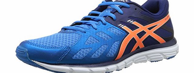 Asics  Mens Gel-Zaraca 3 Training Running Shoes, Aqua Blue/Orange/Navy, 10 UK