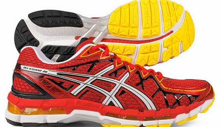 ASICS Gel Kayano 20 Running Shoes Red/White/Yellow