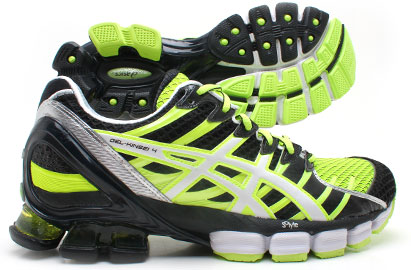 Gel Kinsei 4 Mens Running Shoes Neon