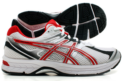 Asics Gel Oberon 7 Running Shoe White/Red/Black