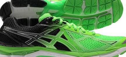 ASICS GT-2000 3 Mens Running Shoes Green/Black/White