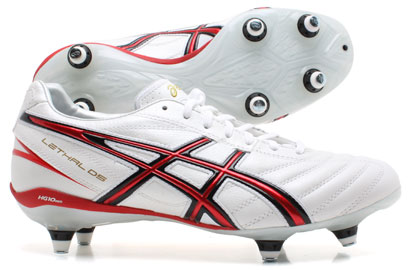 Asics Lethal DS 3 IT SG Football Boots White/Red