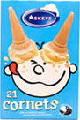 Askeys Round Ice Cream Cornets (21)