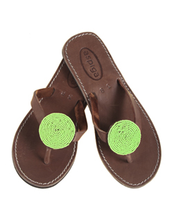 Aspiga Green Disc Sandals