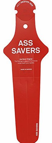 ASS SAVERS  Original Foldable Mud Guard - Red, 34 cm